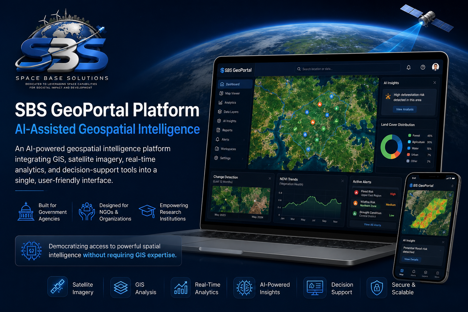 SBS GeoPortal Platform — AI-Assisted Geospatial Intelligence